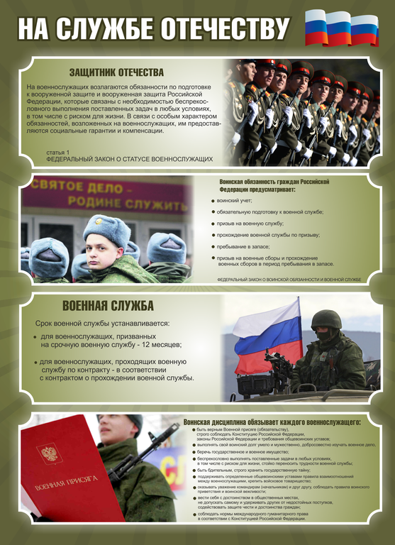 Плакат служба по контракту